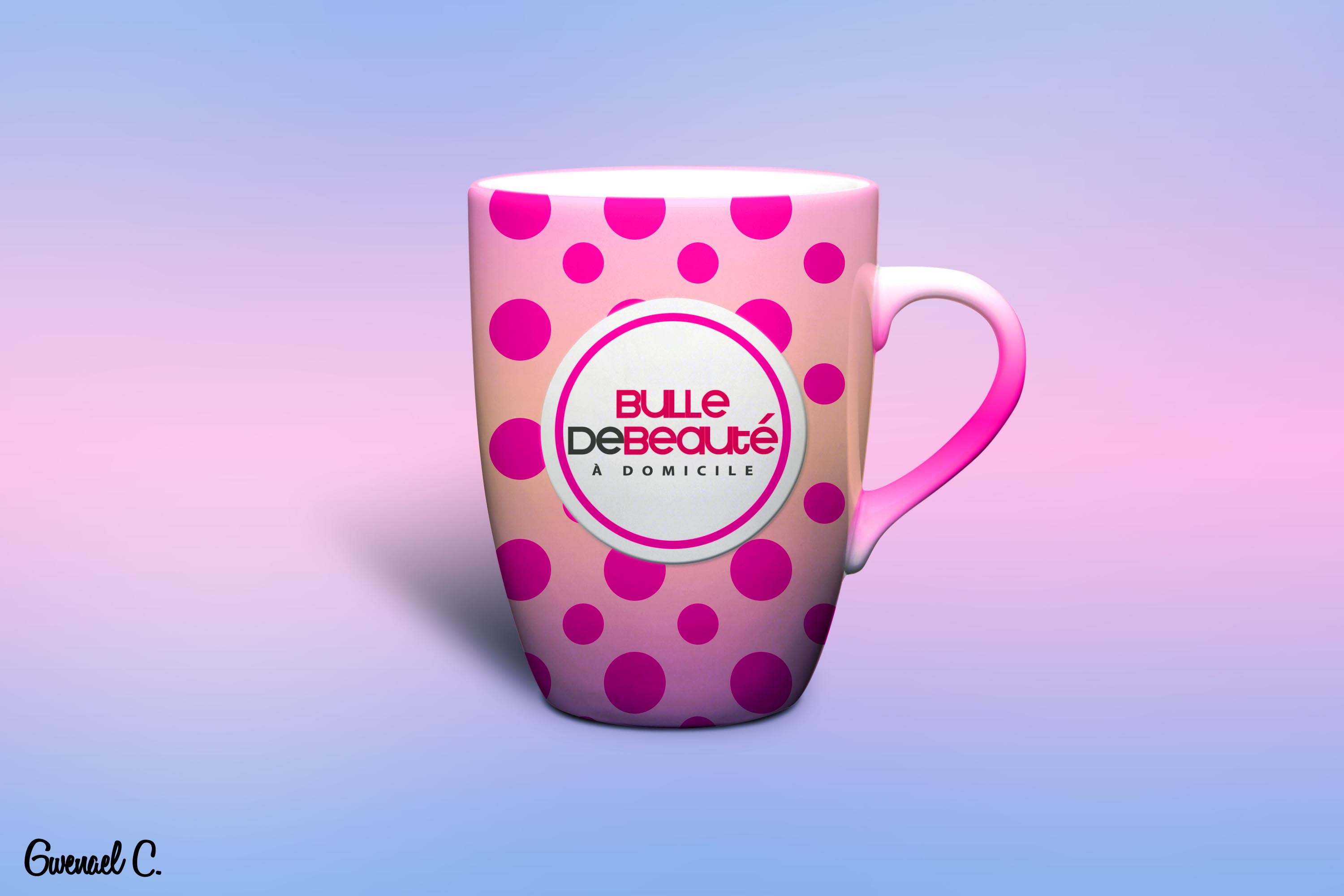 Tasse pour l'entreprise Bulle de beauté à domicile
