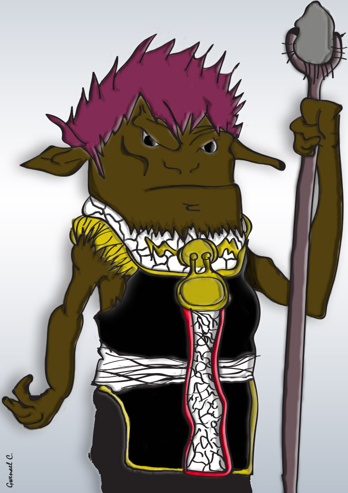 Dessin d'un troll